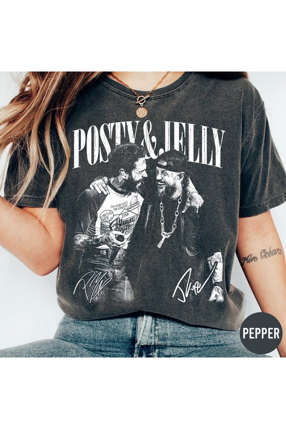 Posty & Jelly Vintage Shirt, Country Rap Brothers Graphic Tee, Tour Vibes Streetwear, Unisex Fan Gift
