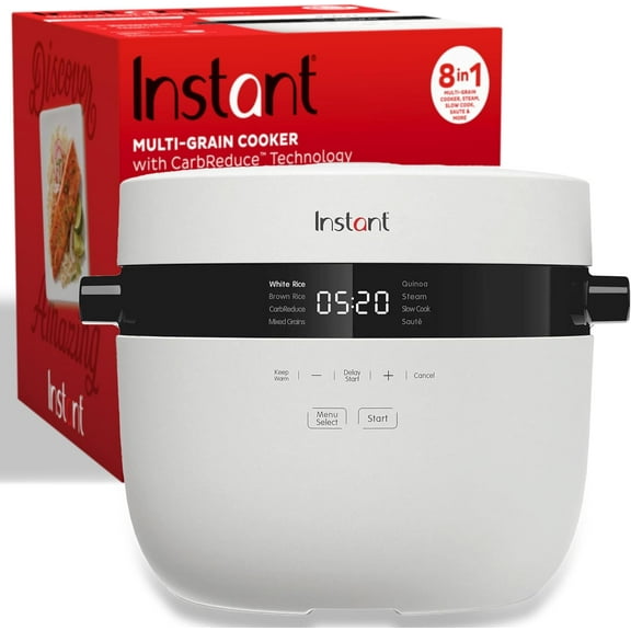 Pot 20-Cup Rice Cooker, and Grain Multi-Cooker with Carb Reducing Technology without Compromising Taste or Texture, From the Makers of Pot, Includes 8 Cooking Presets