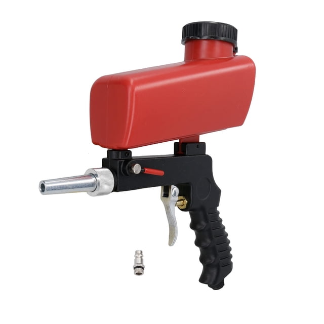 Pot Air Sandblaster Kit Grit Shot Sand Blaster Rust Paint Remover ...