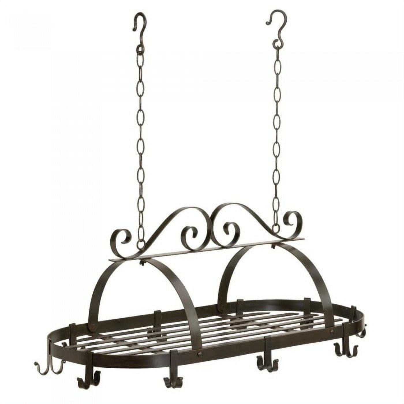 Pot And Pan Hanging Rack, Antique Cast Iron Pot Rack, Kitchen Hanging Pot Holder (Sold by Case