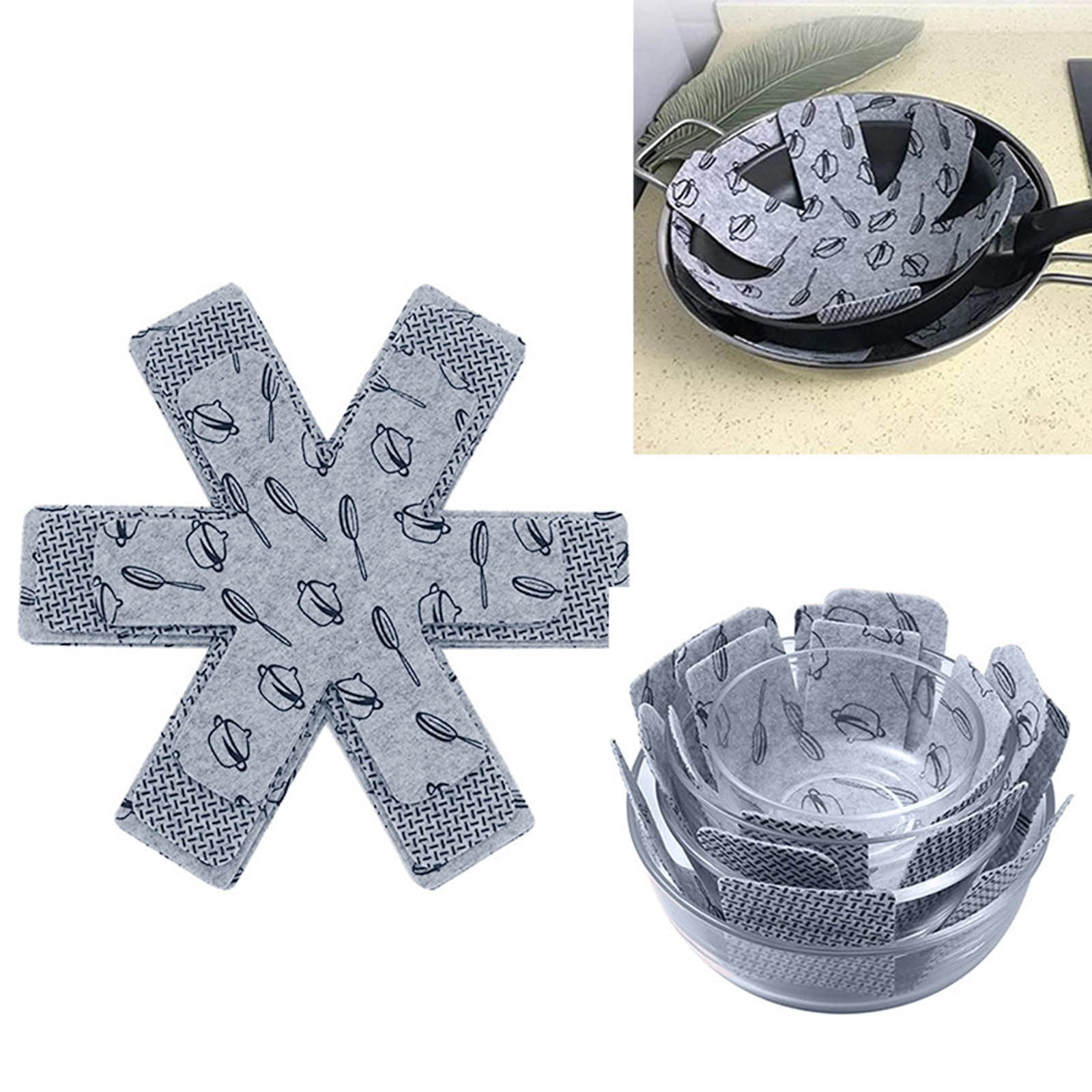 Pot And Pan Protectors Cookware For Stacking 12 Pcs Cookware Protector