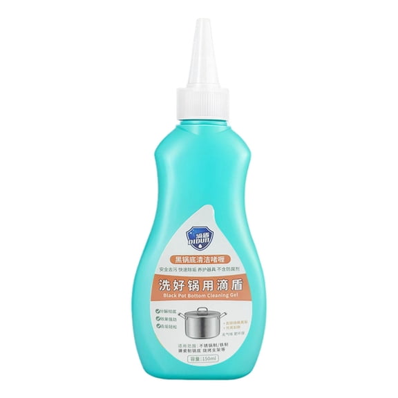Pot Bottom Cleaning Gel,Stainless Steel Cookware Cleaner,Strong Decontamination Rust Remover,Burnt Stain Carbon Remover,Kitchen Utensils Cleaner,Safe Multi-Cookware Cleaning Gel,Pot Stain Remover