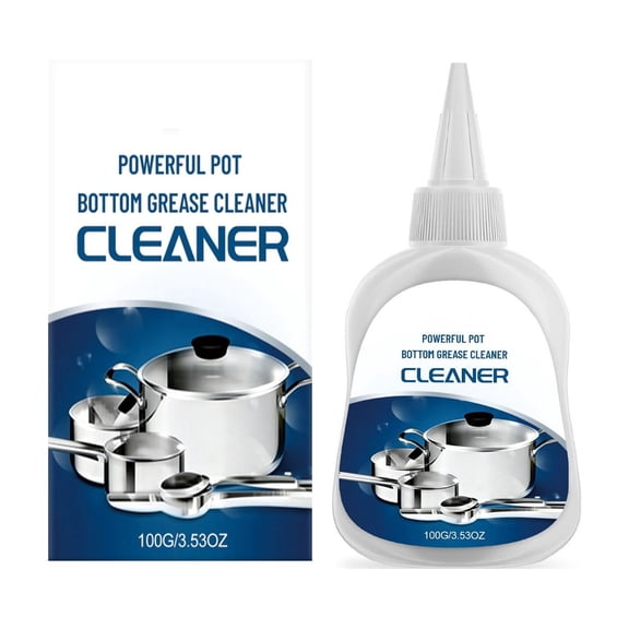 Pot Bottom Grease Cleaner 100g Stubborn Burnt Oil Stain Remover For Stainless Steel Cookware Low Foam