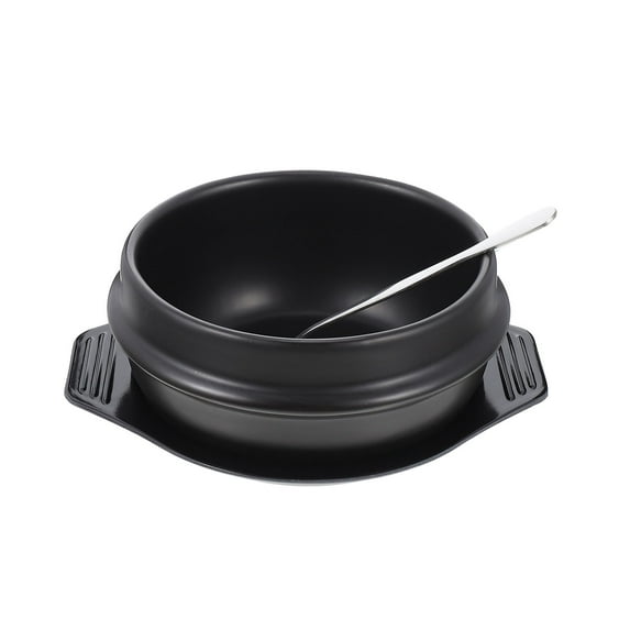 CATIEBYE Cooking Pot Casserole Ceramic Heat Resistant Home Cooks Family Meals 1 Set