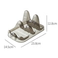 thumbnail image 1 of Pot Cover Holder, Kitchen Organizer, 1-Piece Storage Rack for Lids & Utensils, Space-Saving Design, Rust-Resistant for Stovetop & Countertop Use in Home Kitchen Aestivo | Gray | AESTIVO, 1 of 7