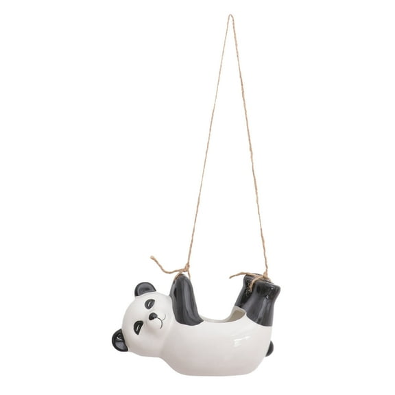 Pot Decor Artificial Plant Panda Planter Hanging Flower Rope