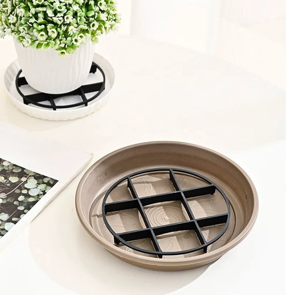 Pot Elevator Base Stand for Plants Pots - Flower Pot Elevator with Ventilation and Breathability to Stop Water Accumulation - Round Pot Bottom Riser for Indoor Outdoor Plants - Pack of 10 Supports