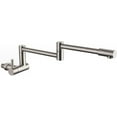 Pot Filler Faucet, 304 Stainless Steel Commercial Wall Mount Folding