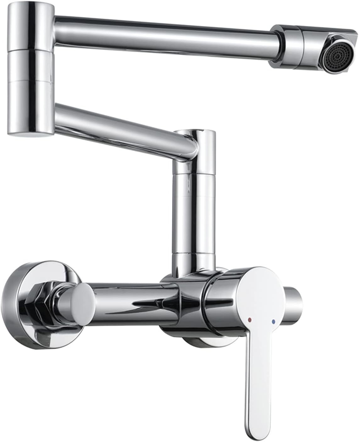 Pot Filler Faucet Wall Mounted, Solid Brass Folding Stretchable Kitchen