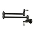 thumbnail image 1 of Pot Filler Kitchen Faucet Wall-Mounted Matte Black Matte, 1 of 5