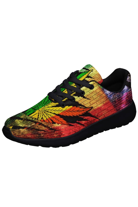 Pot For Pride LGBT Shoes Sneakers for Women Men Black Size 3.5