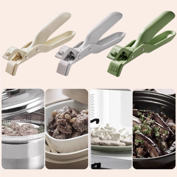 Pot Handle Holders TASTAN Silicone Pot Handle Holders - Heat-Resistant Anti-Scald Clips with Detachable Design, Secure Grip for Hot Lids & Pans, Silicone Grip, C