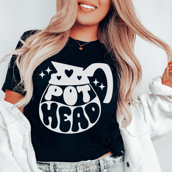 Pot Head Coffee Tee Peachy Sunday T-Shirt