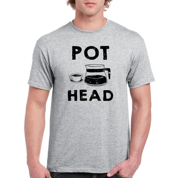 Pot Head. T-Shirt Men -GoatDeals Designs, Male x-Large