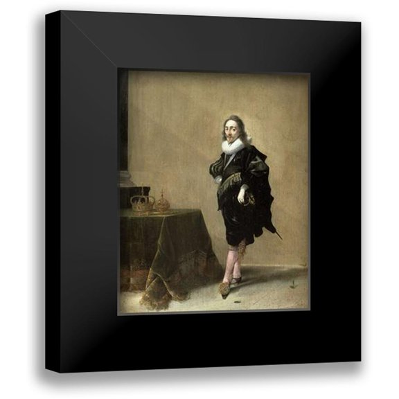 Pot, Hendrik Gerritsz 15x18 Black Modern Framed Museum Art Print Titled - Charles I, King of England
