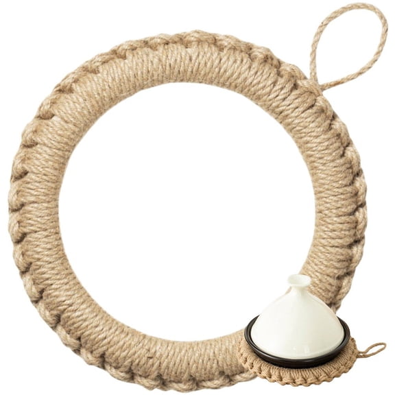 Pot Holder Trivets Round Woven Ring Potholders, Braided Hot Pads Ring Table Mats for Cooking and Baking