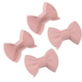 thumbnail image 1 of Pot Holders Set of 4 Heat Resistant Non Slip Silicone Oven Mitts for Kitchen Cooking Baking Bowknot Design, 1 of 1