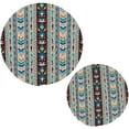 thumbnail image 1 of Pot Holders Trivets Set Cotton Potholders Set, Hot Pads Set of 2, Aztec Stripe Folk Hot Pot Trivets One 9.45 Inch and One 7 Inch, 1 of 7
