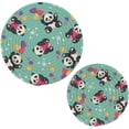 thumbnail image 1 of Pot Holders Trivets Set Cotton Potholders Set, Hot Pads Set of 2, Cute Cartoon Panda Hot Pot Trivets One 9.45 Inch and One 7 Inch Home Decor Gifts, 1 of 7