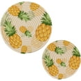 thumbnail image 1 of Pot Holders Trivets Set Cotton Potholders Set, Hot Pads Set of 2, Summer Pineapple Hot Pot Trivets One 9.45 Inch and One 7 Inch, 1 of 7
