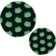 thumbnail image 1 of Pot Holders Trivets Set Pure Cotton Potholders Set, Hot Pads Set of 2, Cute Frogs Hot Pot Trivets One 9.45 Inch and One 7 Inch, 1 of 7