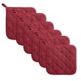 thumbnail image 1 of Pot Holders for Kitchen, Terry Pot Holder Set of 6, Heat Resistant Hot Pads for Cooking, Baking, Hot Dishes and Countertop Protection, 1 of 5