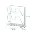 thumbnail image 1 of Pot Lid Draining Stand Wall-mounted or Countertop Storage Rack Multi-use Cutting Board Holder, 1 of 8