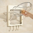 thumbnail image 1 of Pot Lid Holder under $5! Yrmaups Wall Mounted Pot Lid Rack, No Drill Kitchen Storage Organizer, Multi Layer Cutting Board Holder, Space Saving Pot Cover Stand, Sturdy Suction Cup Lid Rack for Cabinet, 1 of 9