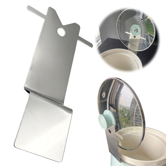 Pot Lid Holder,Lid Daddy For Crockpot,Crock Pot Lid Holder,Slow Cooker Lid Holder Fits Most Crockpots,Hands-free Cooking,Space-saving Design,Fits Most Lids for Home & Apartment Kitchens
