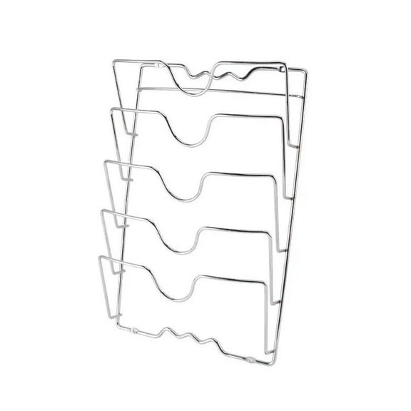 Pot Lid Holder Storage Rack Wall Mounted Pan Cover Kitchen Accessorie. K1U3