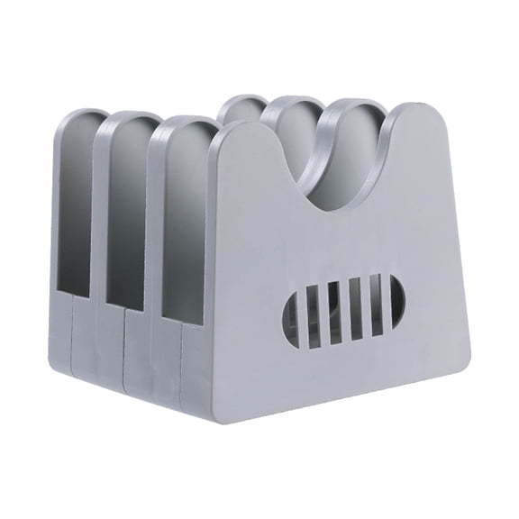 Pot Lid Organizer For Cabinet Rectangular Plastic Pot Lid Holder Pan Rack In Kitchen For Pans Pots Bakeware Plates Cookie Sheets Trays Cutting Boards Home