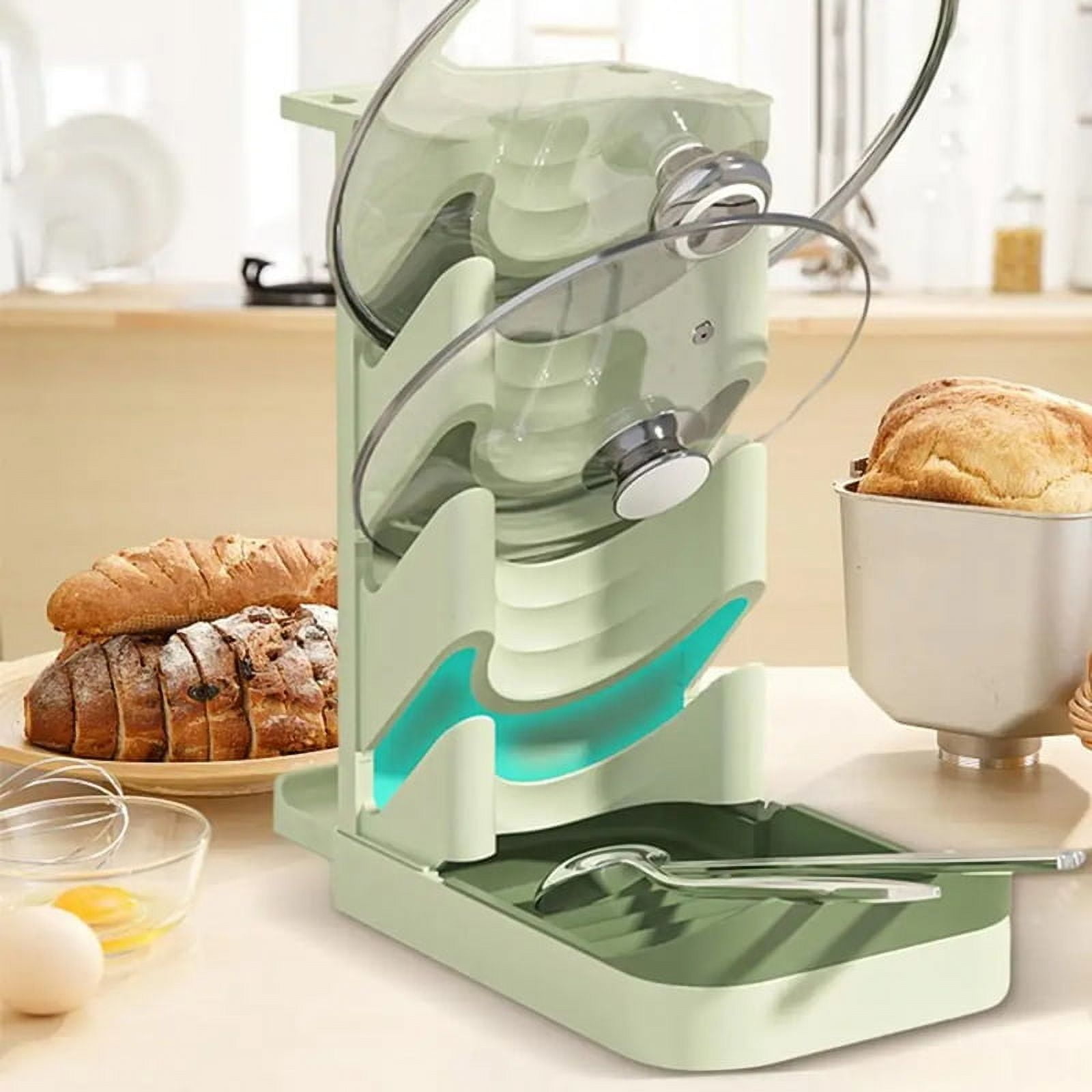 Pot Lid Organizer for Cabinet 3-Tier Multi-Functional Pot Cover Rack ...