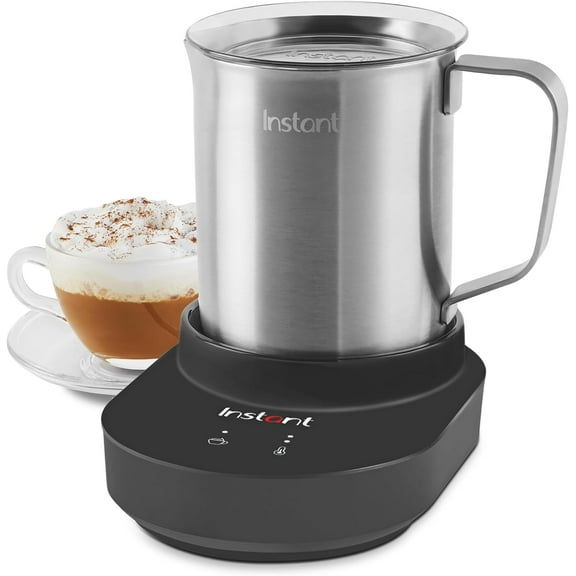 Pot MagicFroth 9-in-1 Electric Milk Steamer and Frother, 17oz Stainless Steel Pitcher, Hot and Cold Foam Maker and Milk Warmer for Lattes, Cappuccinos, Macchiato