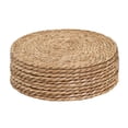thumbnail image 1 of Pot Mats Handwoven Rattan Placemats Round Heat Insulation Mats Natural Woven Table Mats For Dining Home Wedding Decor, 1 of 3