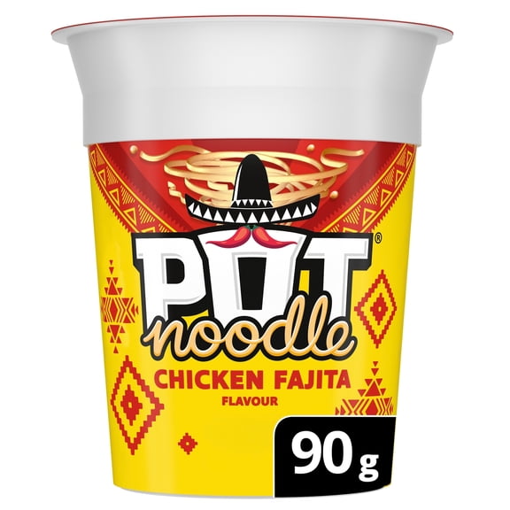 Pot Noodles Chicken Fajita 90g, Imported from Britain