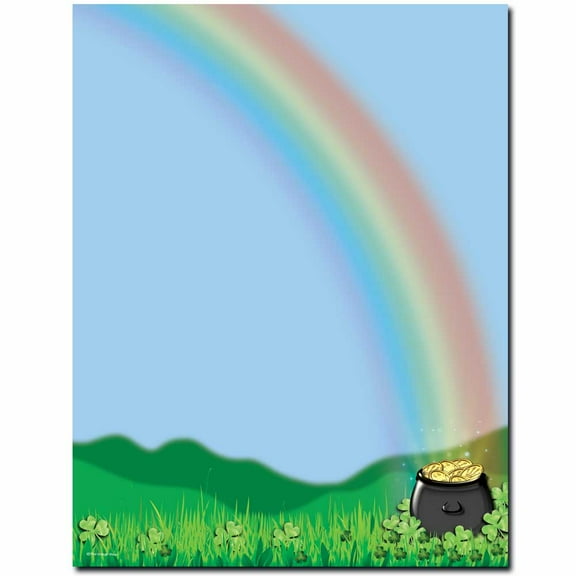 Pot O' Gold Letterhead Laser & Inkjet Printer Paper, 25 Sheet Pack