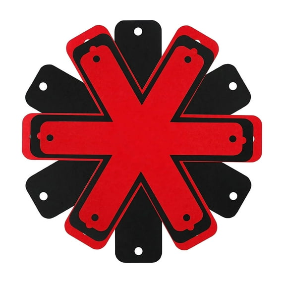 Pot and Pan Protectors,Set of 12 Cookware Protector Set,Pots and Pans Dividers,Larger & Thicker Pan Protectors with Stars,Pans Separator,Anti-Slip to Avoid Scratching or Marring When Stacking