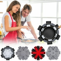 Pot and Pan Protectors Set 12 Pack | Stackable Cookware Dividers | 4 Sizes (7.8", 10", 14", 15") | Polyester Non-Slip Mats | Prevent Scratches | Kitchen Storage | Pan Separators | Multi-Purpose Pads