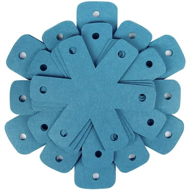 Pot Pan Protectors, Set of 12 and 4 Different Sizes, Larger & Thicker Pan Pot Separator Pads for Stacking and Protecting Your Cookware Cyan