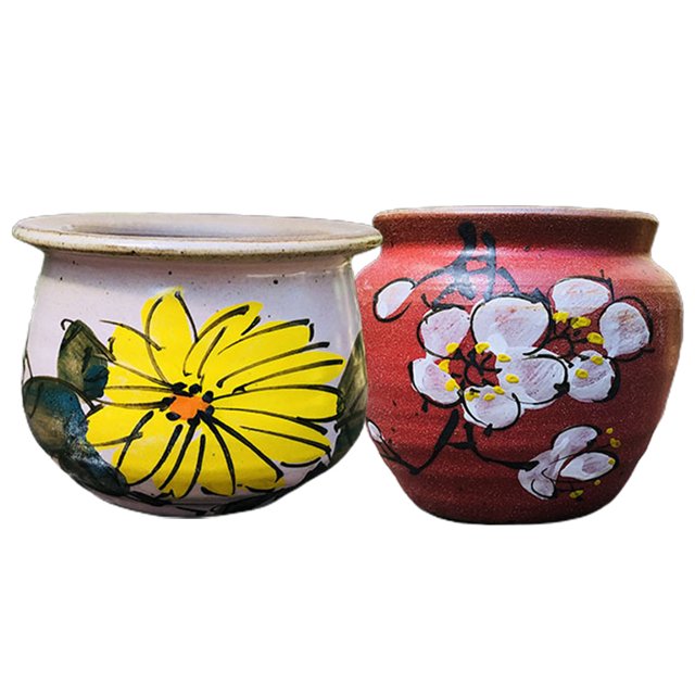 Pot Planter Flower Pots Plant Succulent Clay Cactus Ceramic Nursery