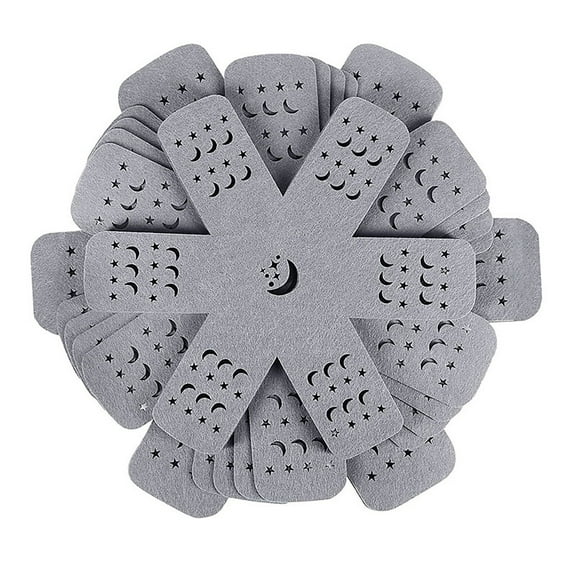 Pot Protector Pads (Pan Separator, Cookware Insurance Cushion), 12 Pack Pot and Pan Protectors, Non-Scratch Dividers for Stacking Cookware, 4 Sizes, Pan Guard, Kitchen Storage, Stackable Pads