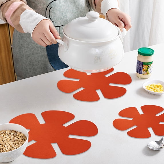 Pot Protector Stacking Mat - Non-Woven Felt, Scratch-Resistant Design, Hygienic Kitchen Organizer, Cookware Storage Solution