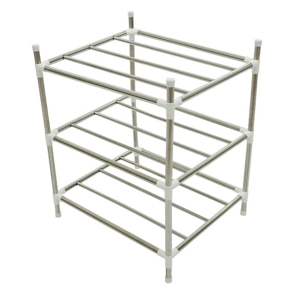 Pot Rack Blue Dishes Drying Multifunctional Storage Cutlery Organizer