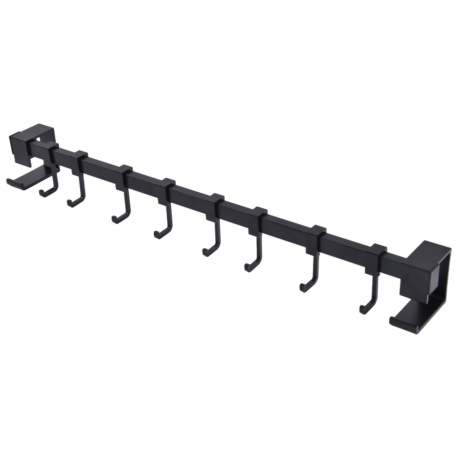 Pot Rack Wall Mounted, Pots And Pans Wall Rack With 8 Movable Hooks