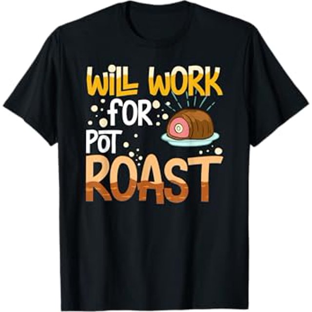 Pot Roast Recipe Slow Cooker Beef Meat Seasoning TShirt