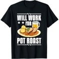 Pot Roast Recipe Slow Cooker Beef Meat Seasoning TShirt