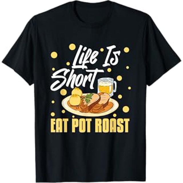 Pot Roast Recipe Slow Cooker Beef Meat Seasoning TShirt