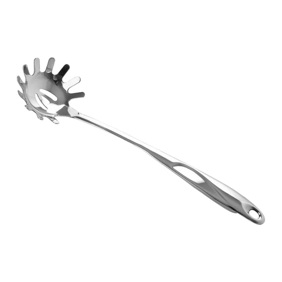 Pot Scraper Slotted Spoon - 201 Stainless Steel, S-Shaped Ergonomic Handle, Hygienic Easy-Clean Design, Versatile Kitchen Utensil Set