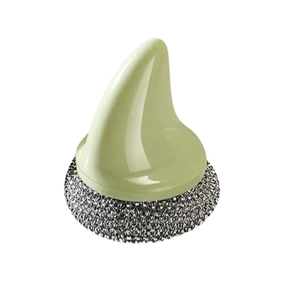 Pot Scrubber Brush (Cast Iron Cleaner Brush, Chainmail Scrubber), Green Kitchen Scrub Brush for Cookware, Stainless Steel Pot Scrubber for Household Grilling, Cast Iron Cleaner, Kitchen Brush
