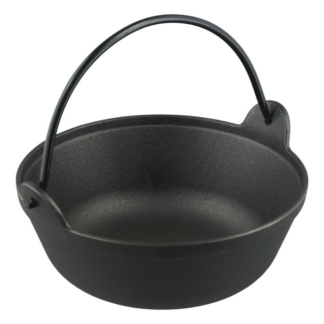 Pot Shabu Nabe Pan Sukiyaki Japanese Hot Iron Single Paella Dutch Oven